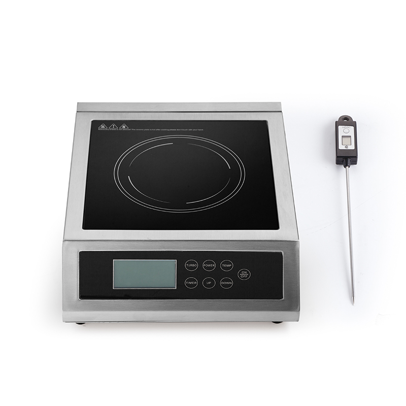 Kabelloser Thermo Pro über Bluetooth-Verbindung, genaue Temperaturerkennung, 3500-W-Induktionskochfeld, tragbar, zertifizierter professioneller Pro Chef-Brenner in kommerzieller Qualität, AM-CD112